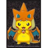 〔状態A-〕デッキシールド『ポケモンセンターメガトウキョーのピカチュウ(黒枠)※』32枚入り【サプライ】{-}