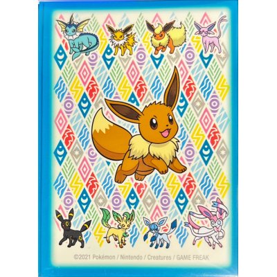 画像1: デッキシールド『EEVEE PRISMATIC(青枠/海外限定)※』65枚入り【サプライ】{-}