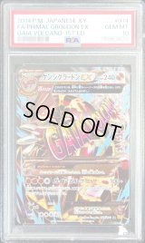 〔PSA10鑑定済〕ゲンシグラードンEX【SR】{074/070}