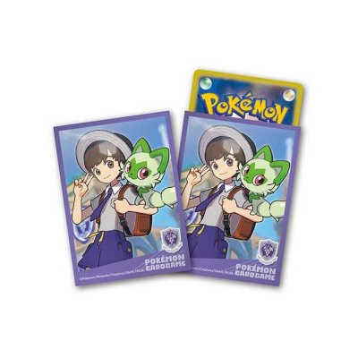 デッキシールド『POKEMON TRAINERS ハルト＆ニャオハ』64枚入り【サプライ】{-}