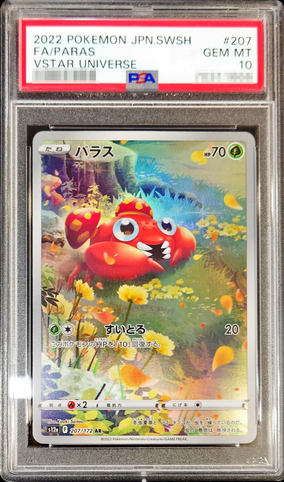 〔PSA10鑑定済〕パラス【AR】{207/172}