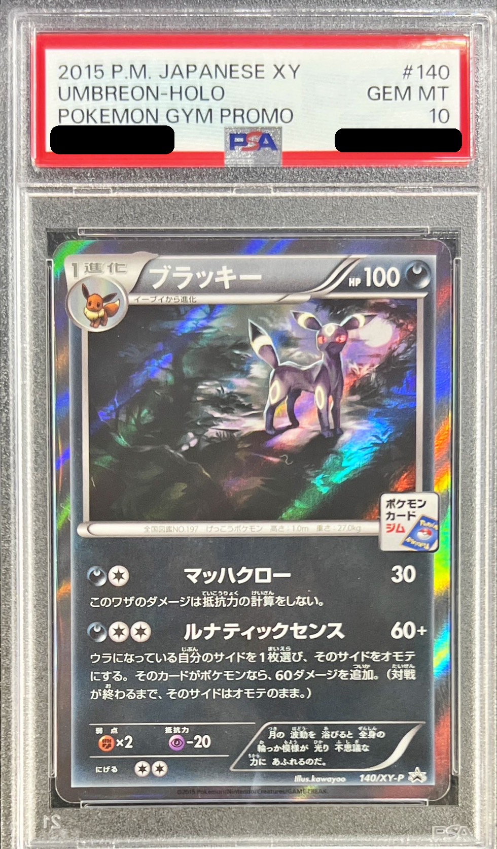 PSA10鑑定済〕ブラッキー(ブラッキーナイトバトル優勝プロモ)【P】{140