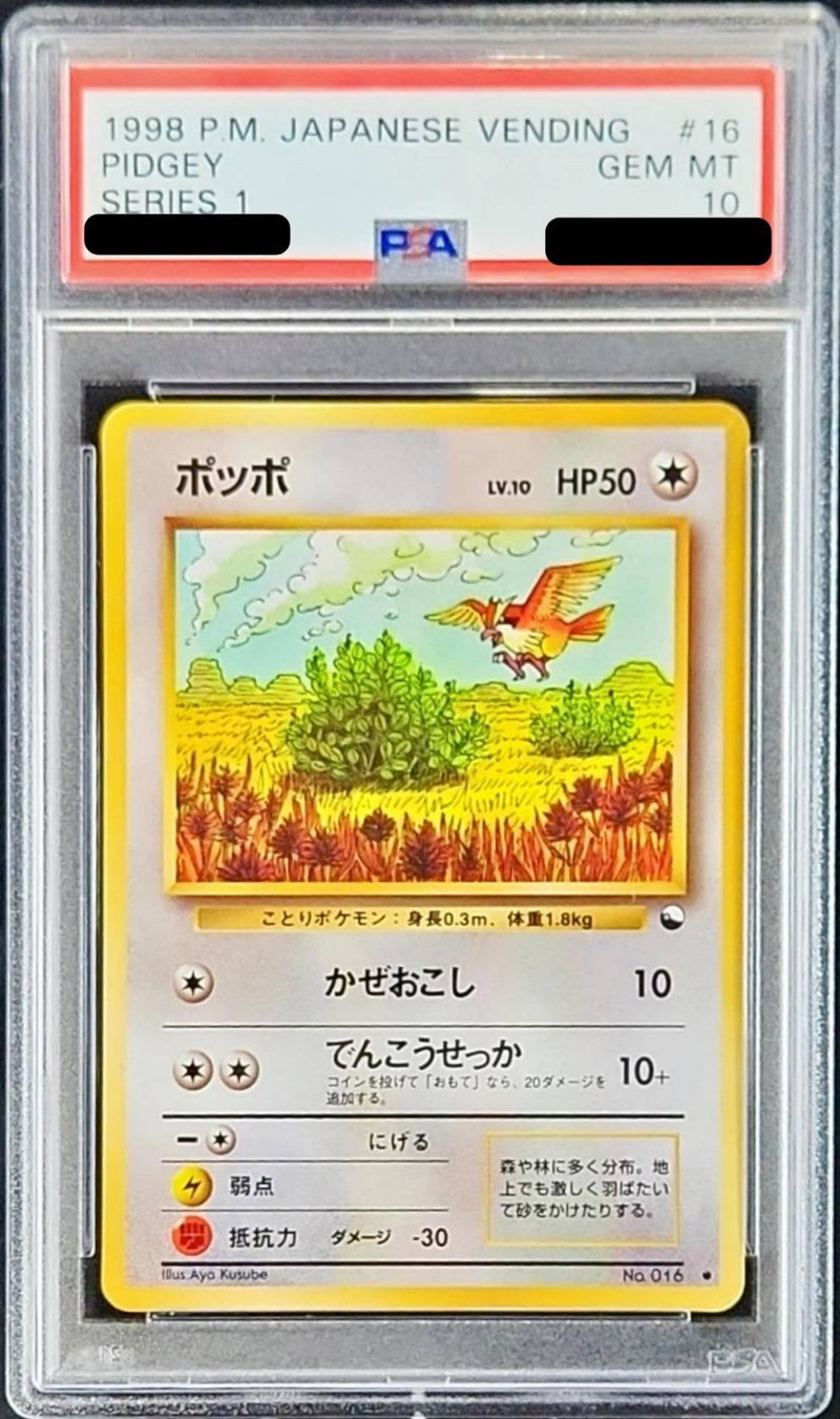 PSA10鑑定済〕ポッポLV.10【-】{旧裏}